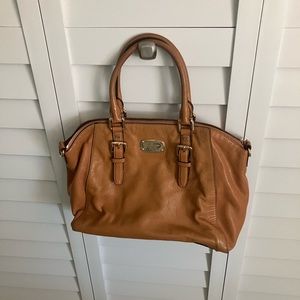 Michael Kors Tan with gold accents handbag.